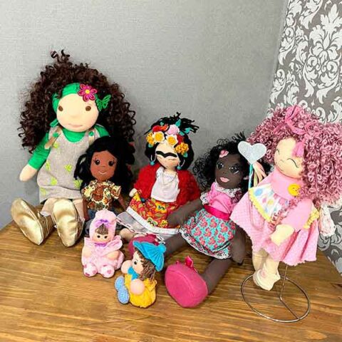 Boneca De Pano Com Helena Soares